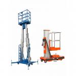 Foldable Aluminum Alloy Lifting Platform Electric Hydraulic Single Mast Lift for sale