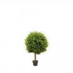 Fire Retardant Artificial Landscape Trees For Gardens Anti UV 65cm Boxwood Green Bonsai for sale