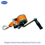 Zinc Plated Color 600 Lb Manual Boat Winch , Easy Operation Boat Hand Winch for sale