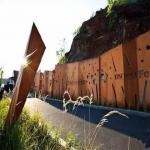 Artistic Durable Modern Perforated Corten Steel Sheets Laser Cut