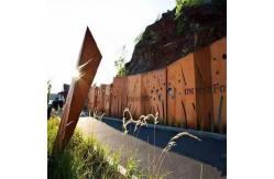 China Artistic Durable Modern Perforated Corten Steel Sheets Laser Cut supplier