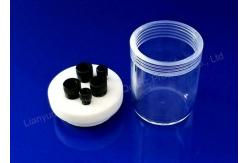 China Quartz Glass Threaded Tube Science Lab Glassware Screw Sampling Bottle supplier