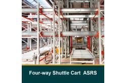 China Four Way Shuttle Cart ASRS Automatic Storage And Retrieval System 4 Way Shuttle Cart supplier