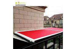 China Aluminum Retractable Roof Awning Conservatory Full Cassette Folding Arm Awning supplier