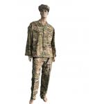 Nylon Cotton 50 / 50 Army ACU Uniform Set Customizable With Multicam Camouflage