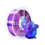 PLA Silk Dual Color 3D Printing Filament Blue Purple 1.75mm 1kg PLA 3D Printing Filament for sale