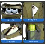 Reflective Printing Easy Strap Hiking Rucksack For Lightweight Backpacking