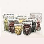76mm Core Stand Up Aluminium Foil Plastic Bag , Metalized Aluminum Zipper Pouch for sale