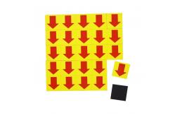 China Custom Size Magnetic Arrows For Whiteboard Flexible Waterproof Durable supplier