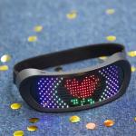 VR Shape Light Up Programmable LED Glasses With Bluetooth for sale