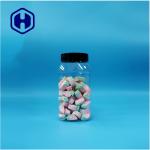 Triangle Shaped Clear Plastic Dried Food Marshmallow Candy Jar Screw Top Lid for sale