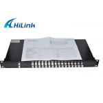 16CH Single Fiber CWDM Multiplexer LC/UPC Mental Connectors In 1U 19 Rack Mount Chassis for sale