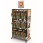 Footwear Hanging Display Shoe Retail Store Shelving Units for sale