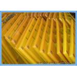 25mm Mining Screen Mesh , Polyurethane Screen Mesh Yellow Fit Coal Industrial for sale