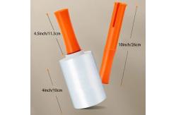 China Blue Stretch And Shrink Film Width 20cm / 50cm / 100cm Designed With Plastic Handle supplier