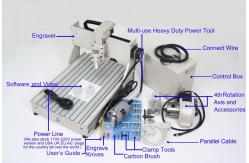 China CNC Router Milling Equipment Engraver Engraving Drilling With 4 Axis supplier