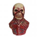 Sinister Burned Face Skeleton Latex Masks Halloween Adults Unisex for sale