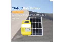 China 20W / 6V Mini DC Solar Lighting Kit With Rechargeable Lithium Battery Lighting System supplier