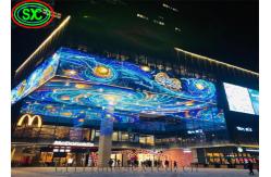 China Energy Saving Iron Cabinet IP65 Transparent Led Curtain Display supplier