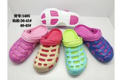 China Ventilation Versatile Double Color Combination Eva Slippers supplier