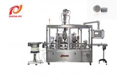 China Factory Owned Two Ways Lavazza Coffee Capsule Filling Sealing Machine Filler Maker supplier