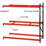Step Beam Style Teardrop Pallet Rack Shelving 2000 Lbs – 7000 Lbs Capacities for sale