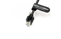 China Alvin's CAT6a GigE Vision Cable 16.4ft Shielded Screw Lock RJ45 supplier