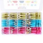 Insulated Spade Heat Shrink Terminals Lightweight AWG 22-10 250pcs for sale