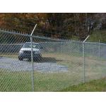 PVC Coating Gi Chain Link Fence 8ft Height With 2in Mesh And 10ft Post Spacing for sale