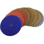 Wet Diamond Metal Granite Polishing Pads Set for sale