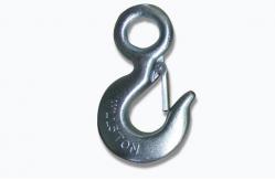 China Alloy Steel Rubber Elements , Forged Compact Lifting Swivel Hooks supplier