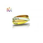 1.5mm Thickness Three Piece Stackable Engraved Rings for sale