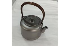 China Small / Middle / Large Camping Kitchen Titanium Kettle 500 - 1500ml  Lightweight Durable supplier