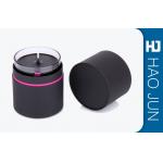 Matt Black Cardboard Candle Boxes With Spot UV Packaging Boxes For Candles