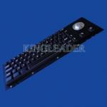 63 Cherry Key Industrial Metal Keyboard Electroplated Black With Trackball for sale