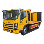 Customized 4X2 JAC 8 Tons Tow Trucks Wrecker Truck With Tail Folding Flat Bed Truck for Road Rescue for sale