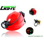 GLS12-A Semi Corded Mining Cap Lights 6.8Ah Lithium Polymer Battery 25000lux strong brightness with Aluminum Light Cup for sale