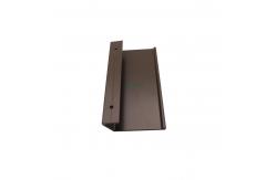 China 196mm Solid Aluminum Profile Furniture Pull Handle Replacement Hardware supplier