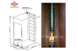 China Vertical Flame Spread Testing Equipment Bunched Cable For Surface Flammability 200KG supplier
