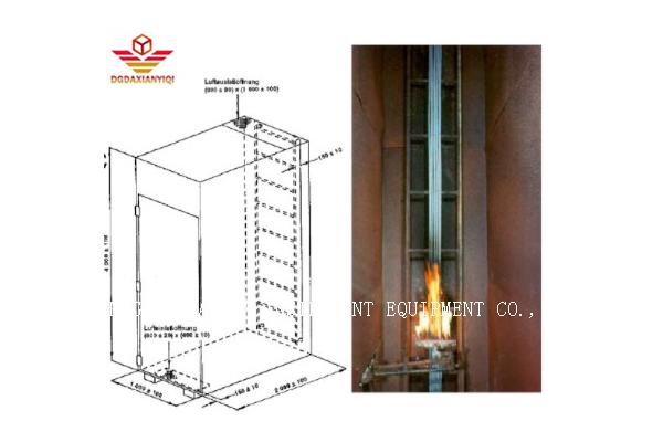 Vertical Flame Spread Testing Equipment Bunched Cable For Surface Flammability 200KG