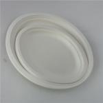 Biodegradable Disposable Sugarcane Paper Plates 6 7 9 10 Inch For Food for sale
