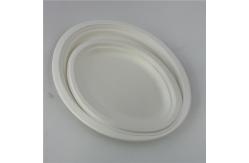 China Biodegradable Tableware Sugarcane Bagasse Pulp Paper Plate Dinnerware Sets supplier