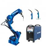6 Axis YASKAWA Robot Arm with Welding Torch and Welding Machine Arm and Robot Positioner for sale