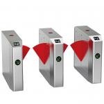 Passage Width 550-600mm Retractable Flap Barriers Wing Gate Turnstile IP40