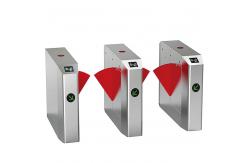 China Passage Width 550-600mm Retractable Flap Barriers Wing Gate Turnstile IP40 supplier