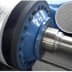 Paper Machine Blind Hole Press Roller Rubber Coated 600-1700mm Diameter for sale