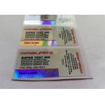 6x3cm Private Glass Vial Labels for sale