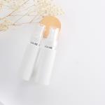 China 80ml Flat Shoulder Cosmetic White Lotion Pump Bottle for sale