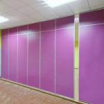 Modern Hotel Sliding Acoustic Partition Wall Melamine Surface Hanging System for sale