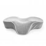 grey Ergonomic High Density Memory Foam Pillow For Pressure Relief